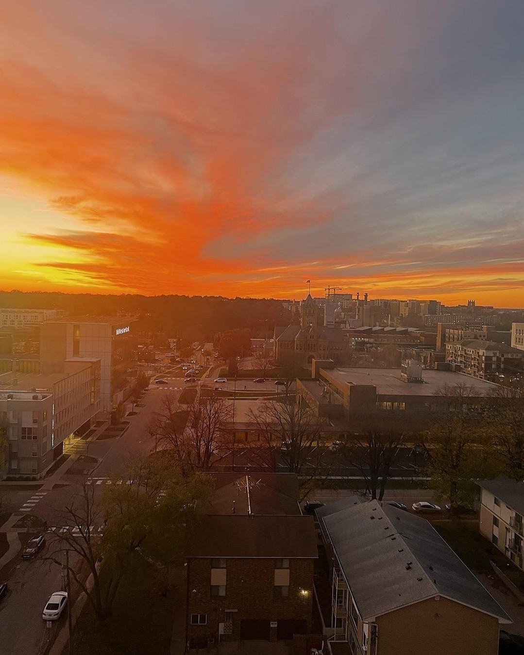 \ud83c\udf07 Community Rewards Highlight! Our residents captured these stunning sunsets right from Rise\u2014 proof that the best views in Iowa City are just outside your window. \ud83c\udf24\u2728 