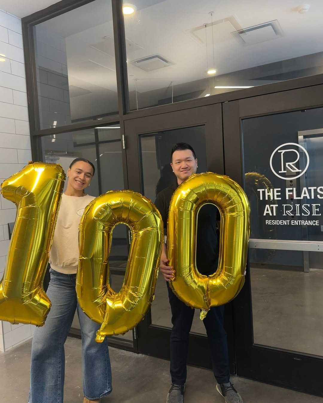 \ud83c\udf89 We're officially 100% pre-leased at The Flats at Rise!\nSo proud of our incredible team for making this happen, and we can't wait to welcome our future residents home. \ud83c\udfe1\u2728\n\n