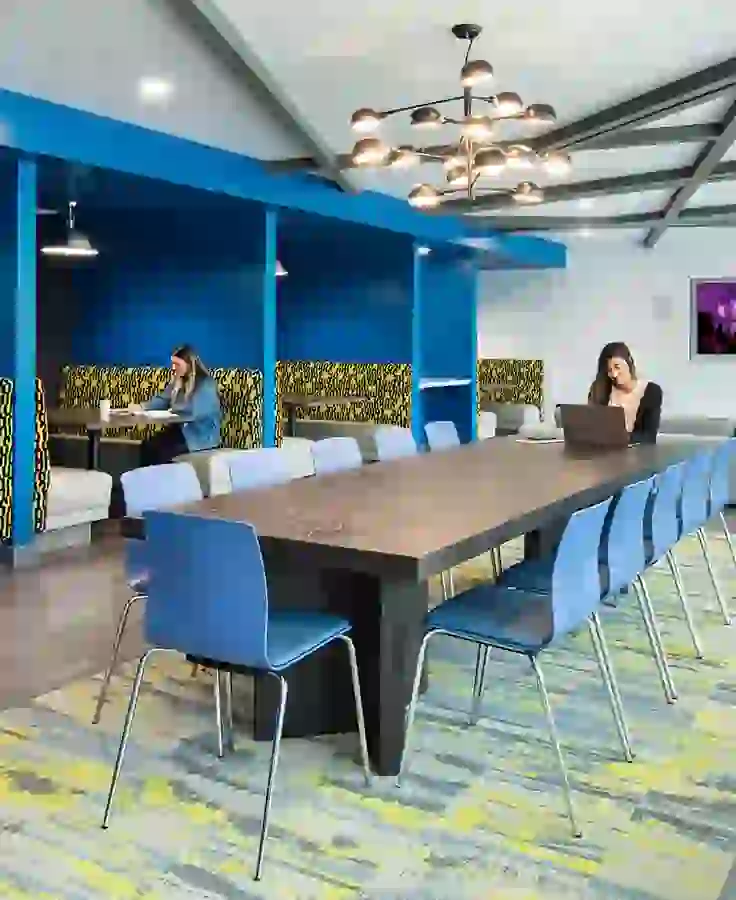 Studying in the Club Lounge