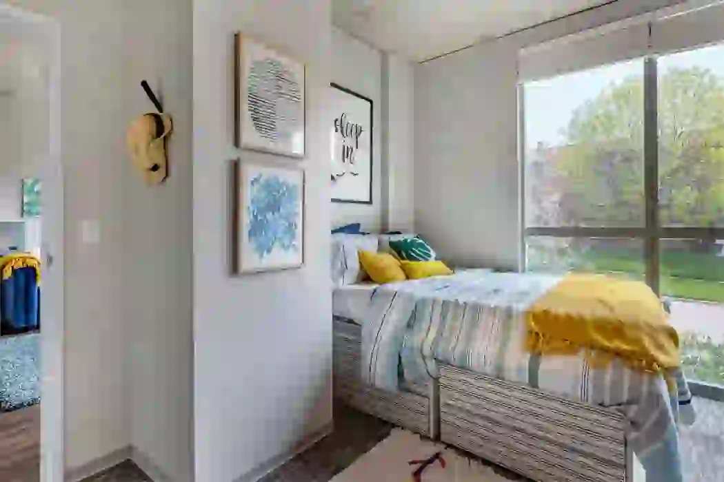 Bathroom connected to bedroom