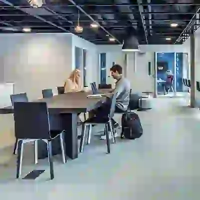 Study lounges at Rise in Iowa City